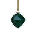 Faceted Glass Ornament - Green Luster - Ornaments by Carlyle Avenue