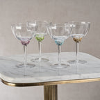 Colette Glassware - Martini/Cocktail Glass - Pastels - Drinkware by Carlyle Avenue
