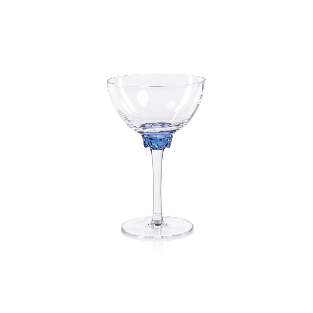 Colette Glassware - Martini/Cocktail Glass - Emerald Colors
