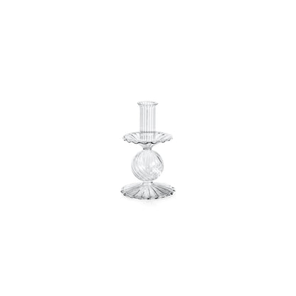 San Marco Swirl Glass Taper Holder - Candle Holders by Carlyle Avenue