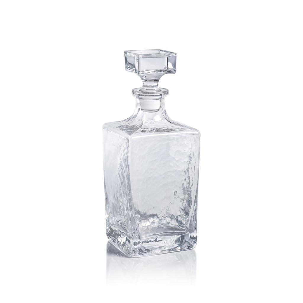 Punta Mita Hammered Glass Decanter - Decanter by Carlyle Avenue