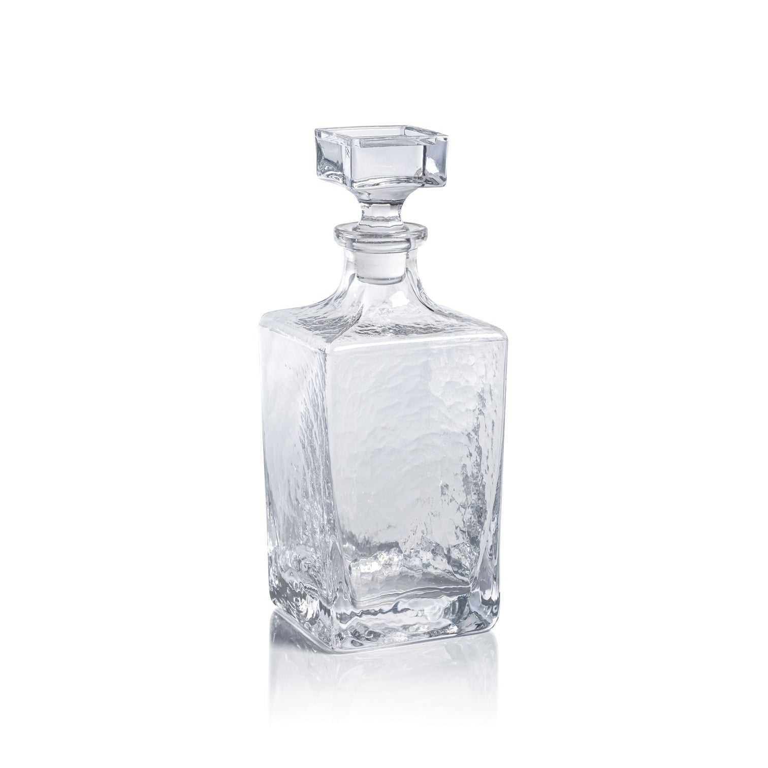 Punta Mita Hammered Glass Decanter - Decanter by Carlyle Avenue