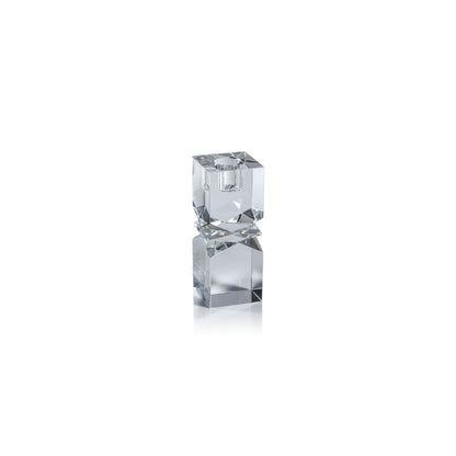 Vienna Artistry Crystal Candle Holder - Clear - Candle Accessories by Carlyle Avenue