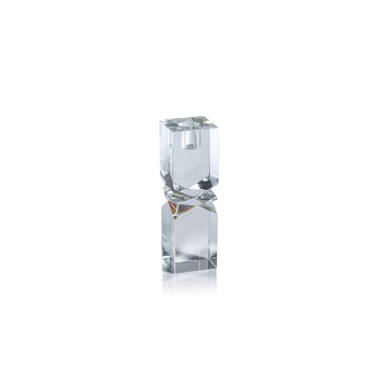 Vienna Artistry Crystal Candle Holder - Clear - Candle Accessories by Carlyle Avenue