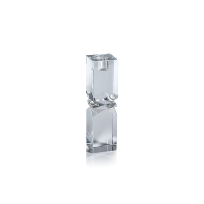Vienna Artistry Crystal Candle Holder - Clear - Candle Accessories by Carlyle Avenue