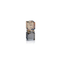 Vienna Two-Tone Crystal Candle Holder - Smoke & Gold - Candle Accessories by Carlyle Avenue