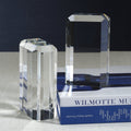 Claire Crystal Glass Bookends - Set of 2 - Bookends by Carlyle Avenue