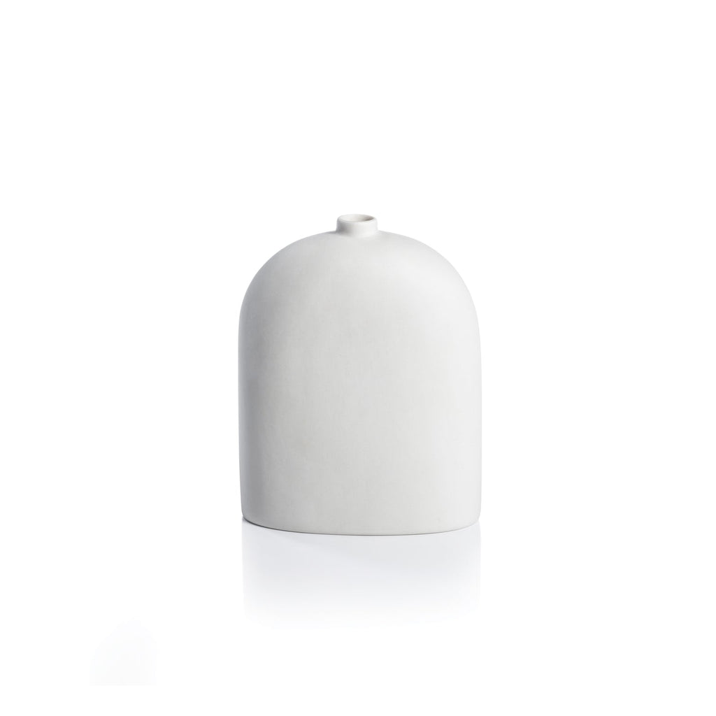 Lily White Ceramic Vase - Vases by Carlyle Avenue