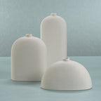 Lily White Ceramic Vase - Vases by Carlyle Avenue