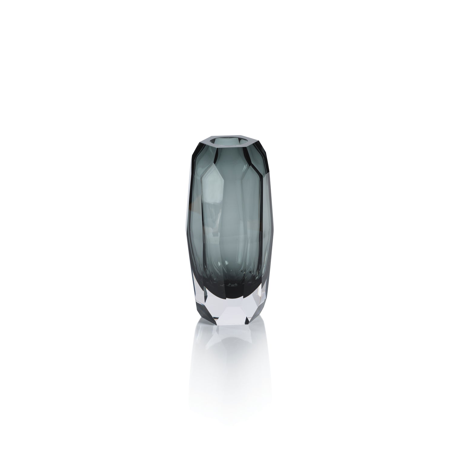 Imperial Glass Vase - Smoke - Vases by Carlyle Avenue
