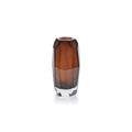 Imperial Glass Vase - Amber - Vases by Carlyle Avenue
