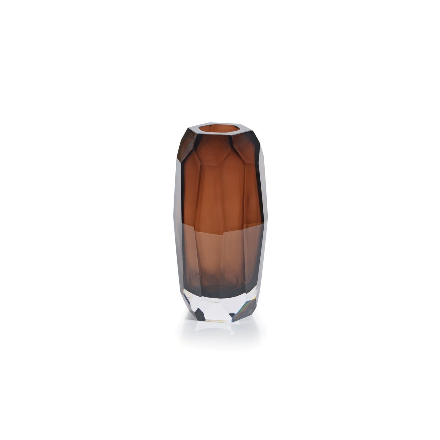 Imperial Glass Vase - Amber