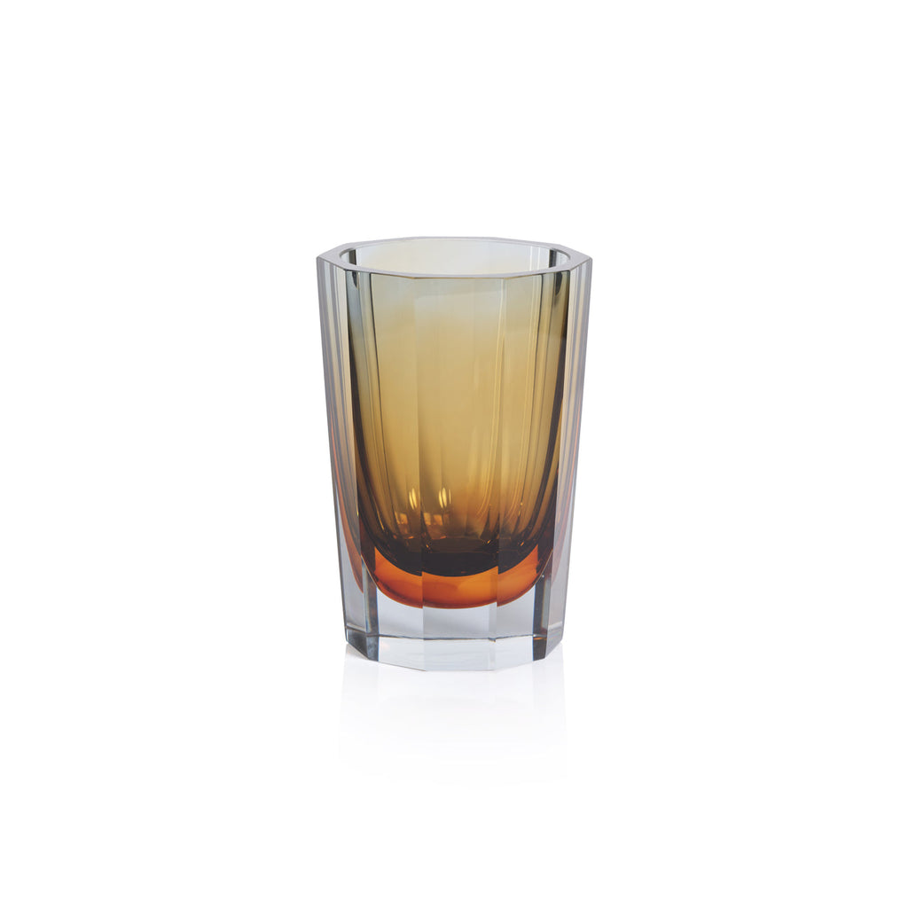 Corvatsch Amber and Smoke Tonal Vase - Vases by Carlyle Avenue