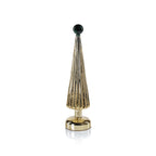 LED Tree with Globe Finial - Gold w/ Green - Christmas Trees by Carlyle Avenue