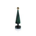 LED Tree with Globe Finial - Green w/ Gold - Christmas Trees by Carlyle Avenue