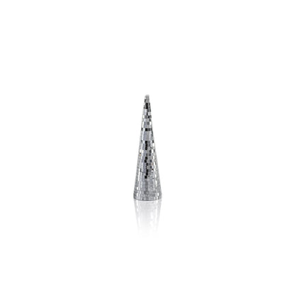 Luminous Festive Prism Tree - Silver - Christmas Trees by Carlyle Avenue
