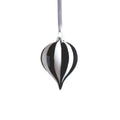 Twilight Stripe Glass Ornament - Set of 4 - Holiday Ornaments by Carlyle Avenue
