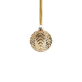 Metallic Spark Zigzag Ornament - Gold - Ornaments by Carlyle Avenue