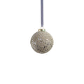 Silver Beaded Glass Ornament - Silver (Single) - Ornaments by Carlyle Avenue
