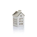 Porcelain LED House with Gold Roof - Christmas Decor by Carlyle Avenue