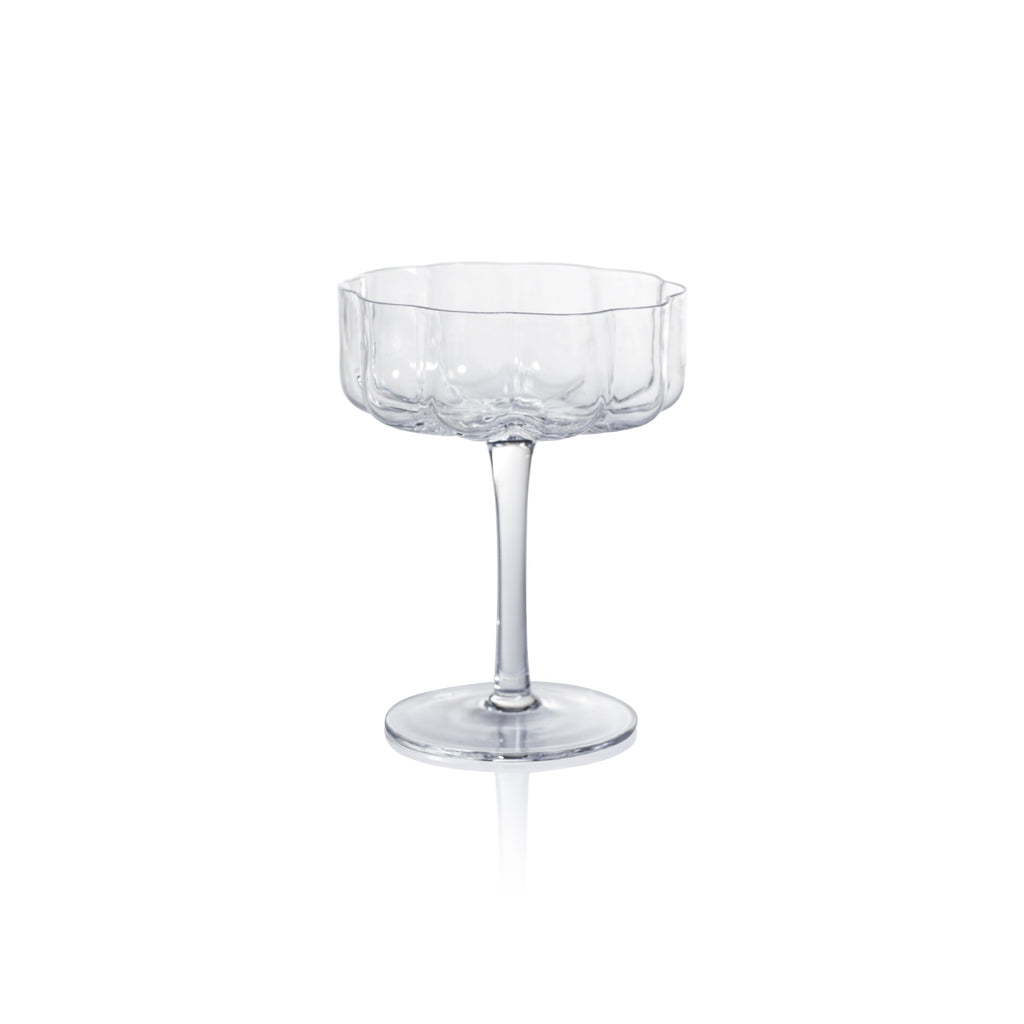 Rocco Handblown Coupe, Set of 4 - Drinkware Sets by Carlyle Avenue