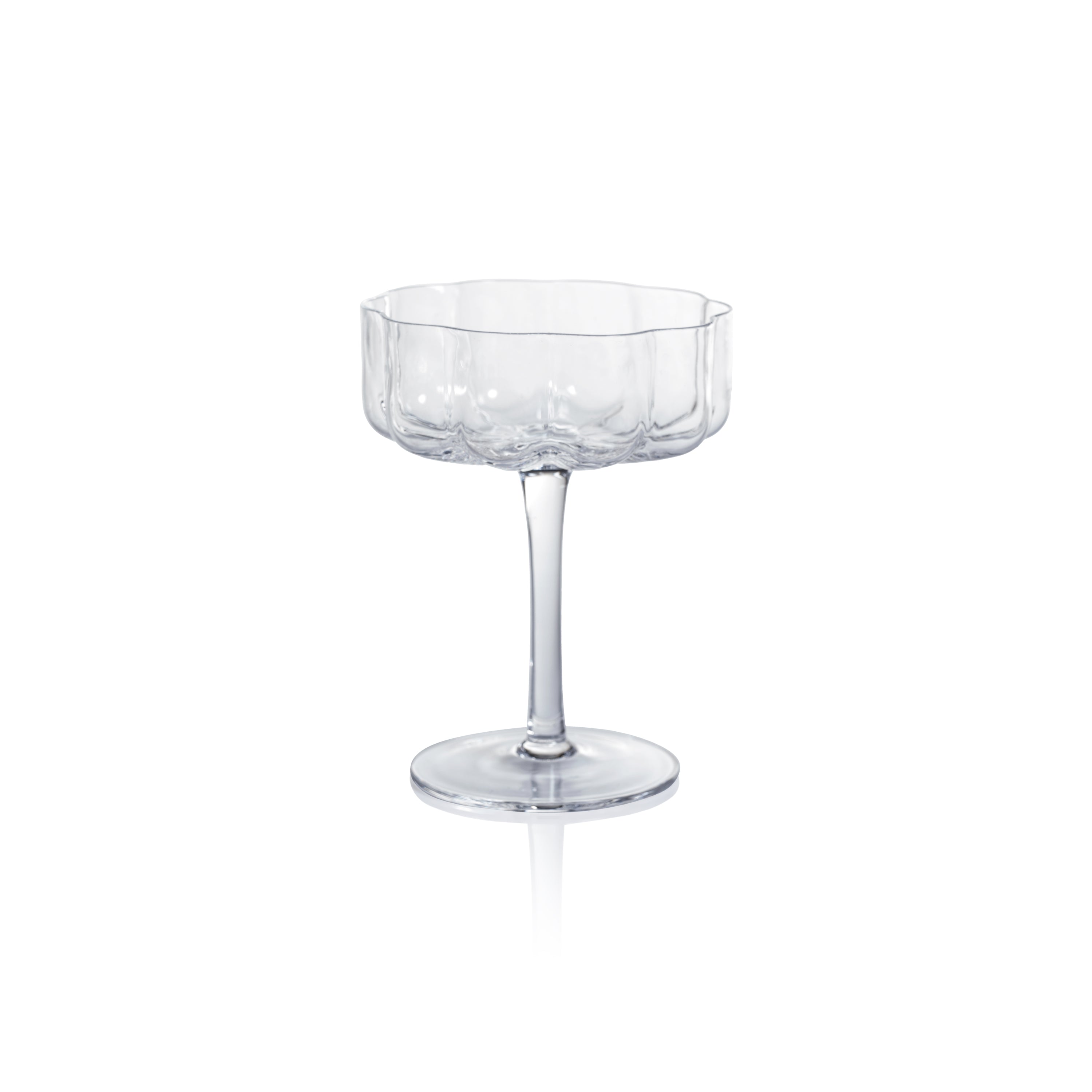 Rocco Handblown Coupe, Set of 4 - Drinkware Sets by Carlyle Avenue