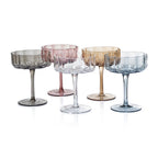 Rocco Handblown Coupe, Set of 4 - Drinkware Sets by Carlyle Avenue