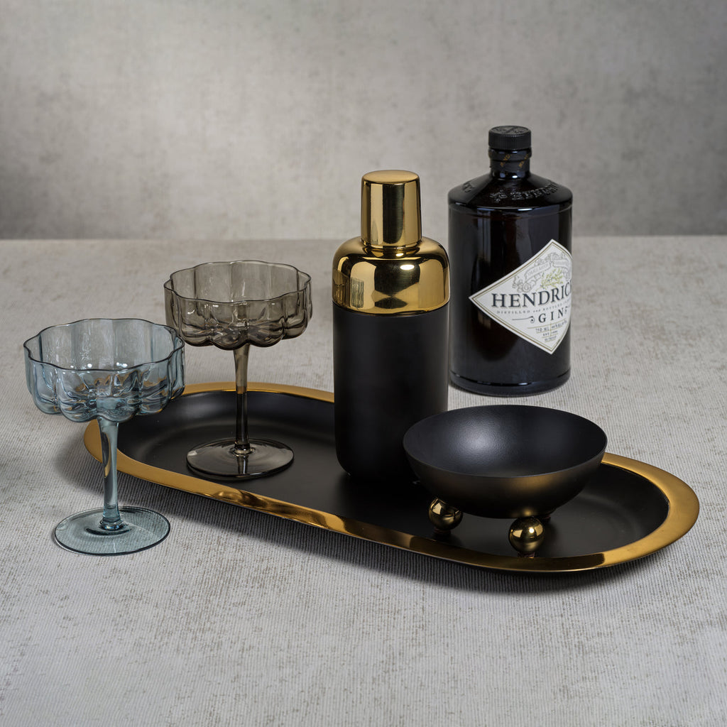 Rocco Handblown Coupe, Set of 4 - Drinkware Sets by Carlyle Avenue