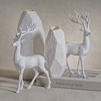 All White Decorative Deer (Single) - Christmas Decor by Carlyle Avenue