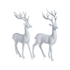 All White Decorative Deer (Single) - Christmas Decor by Carlyle Avenue