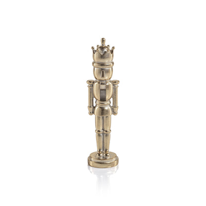 Metallic Decorative Nutcracker - Gold - Christmas Decor by Carlyle Avenue