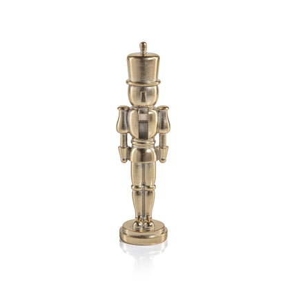 Metallic Decorative Nutcracker - Gold - Christmas Decor by Carlyle Avenue