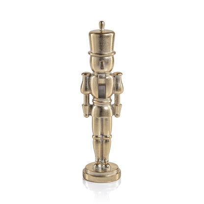 Metallic Decorative Nutcracker - Gold - Christmas Decor by Carlyle Avenue