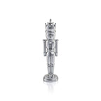 Metallic Decorative Nutcracker - Silver - Christmas Decor by Carlyle Avenue