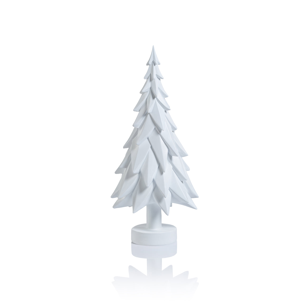 Matte White Decorative Tree