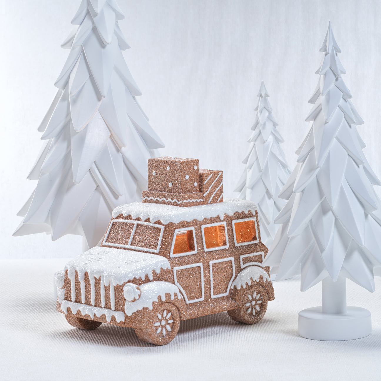 LED Gingerbread Car