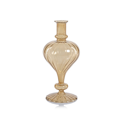 Venetian Spiral Vase - Light Amber - Vases by Carlyle Avenue