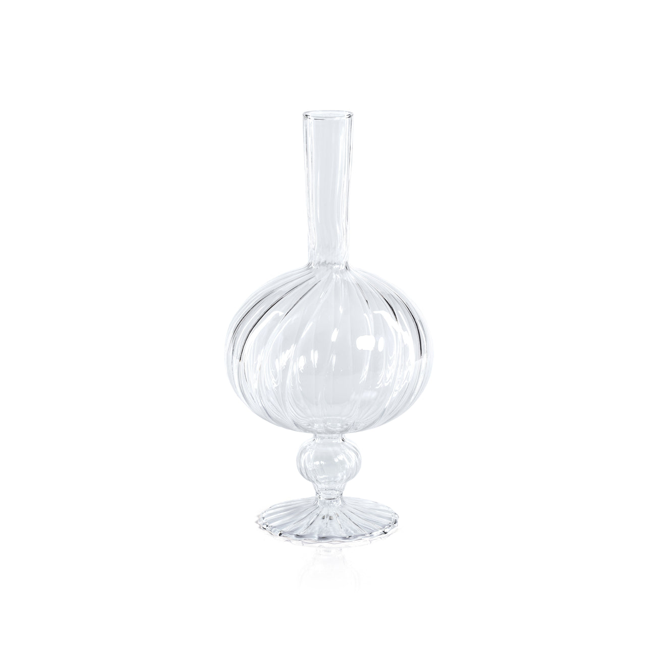 Venetian Spiral Vase - Clear