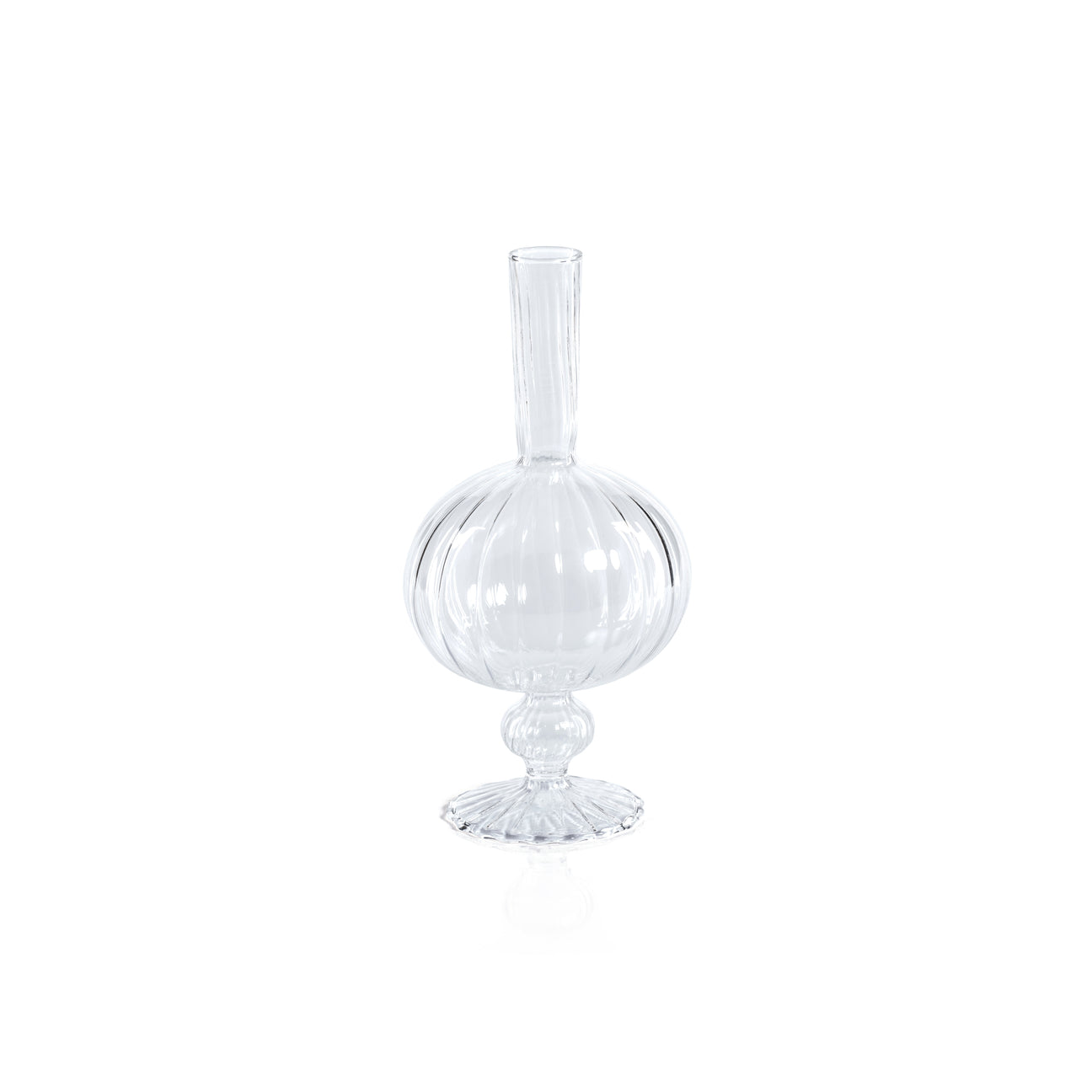 Venetian Spiral Vase - Clear