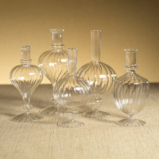 Venetian Spiral Vase - Clear