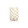 Swirl Design Glass Tumbler - Set of 6 - Drinkware Sets by Carlyle Avenue