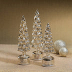 Mountain Pine Rotating LED Tree - Antique Silver - Christmas Trees by Carlyle Avenue