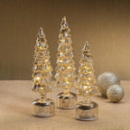 Mountain Pine Rotating LED Tree - Antique Silver - Christmas Trees by Carlyle Avenue