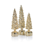 Mountain Pine Rotating LED Tree - Antique Gold - Holiday Decor by Carlyle Avenue