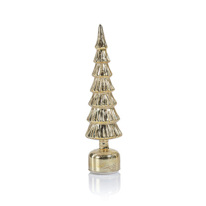 Alpine Rotating LED Tree - Antique Gold - Holiday Decor by Carlyle Avenue