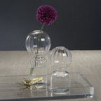 Ritz Single Stem Glass Vase - Clear - Vases by Carlyle Avenue