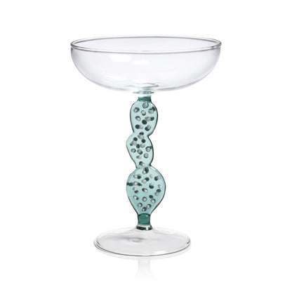 Climbing Cacti Tequila Cocktail Glasses - Set of 4 - Drinkware Sets by Carlyle Avenue