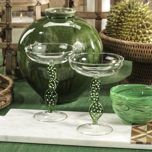 Climbing Cacti Tequila Cocktail Glasses - Set of 4