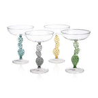 Climbing Cacti Tequila Cocktail Glasses - Set of 4 - Drinkware Sets by Carlyle Avenue