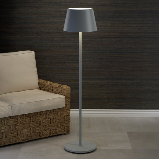 MALIBU Rechargeable Floor Light - Light Gray - Lighting by Carlyle Avenue